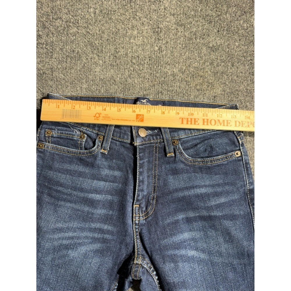 Hollister Epic Flex Skinny Jeans Dark Wash Denim 26x30 Mens Blue 331D2090 - Picture 5 of 8